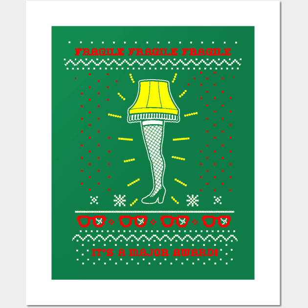 Christmas story leg lamp sweater hot sale